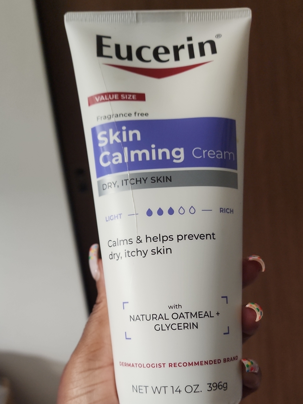 Eucerin Skin Calming Cream Dry,ItchySkin Fragrance Free